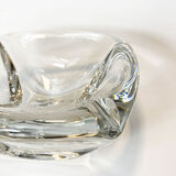 Daum France crystal ashtray