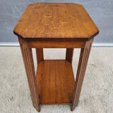 Art Deco Octagonal Console Table with 2 Trays