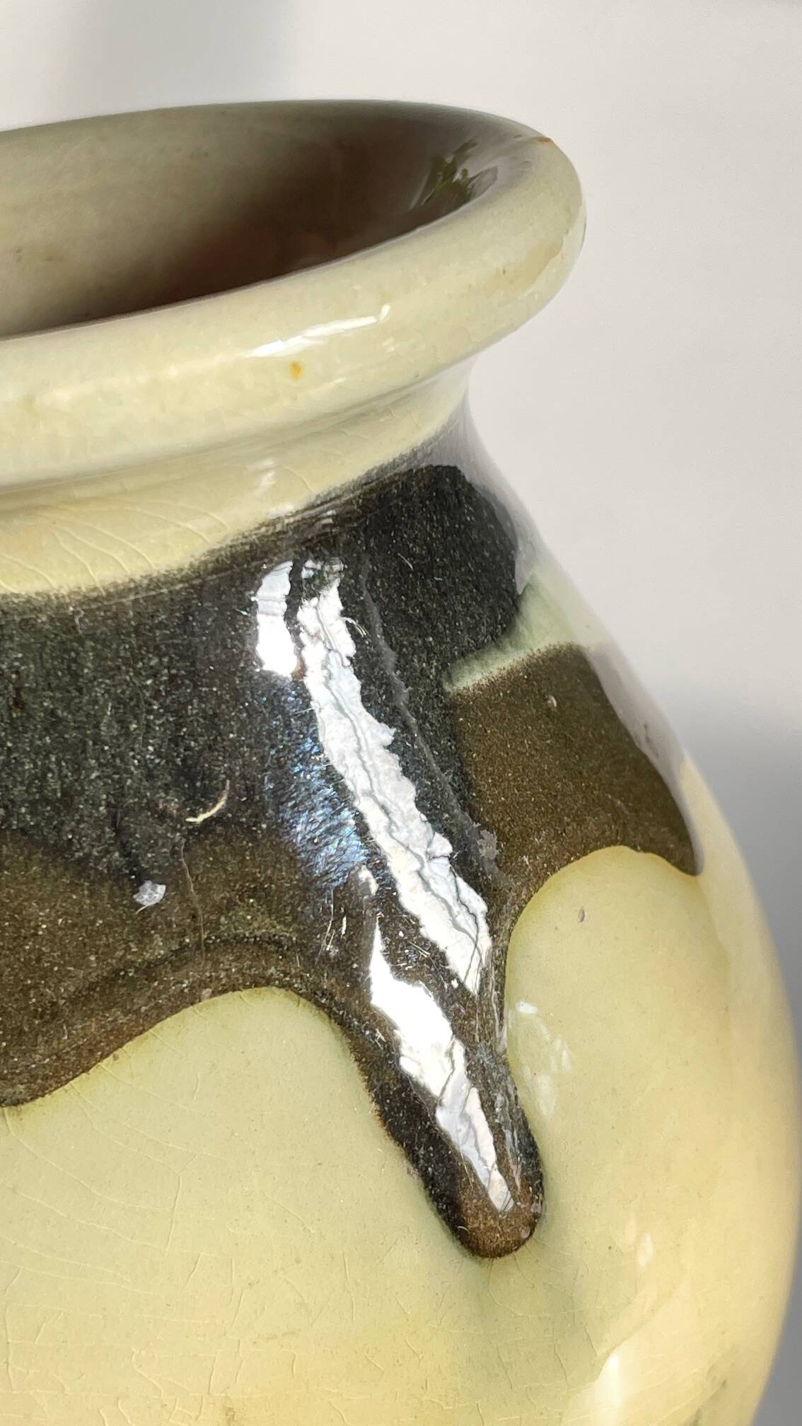 Vintage Ceramic Vase AEGITNA Vallauris FRANCE