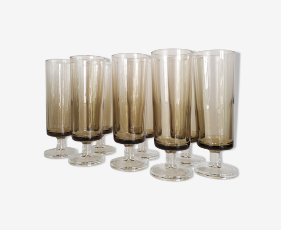Flutes à champagne Luminarc couleur fumé