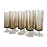Light-coloured Luminarc champagne flutes