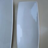 2 plats présentation faïence blanche design scandinave