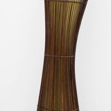 Organic Shaped Bamboo Floor Lamp "Kobe", France, 1980s