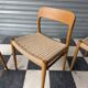 Set of 4 Møller 75 chairs in oak