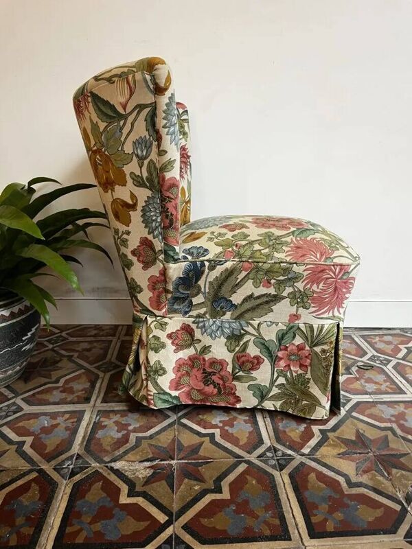 Chaise de cocktail - fleurs d'été