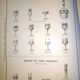 Antique PORTIEUX carafe, Pasteur model, with Empire engraving, 1930