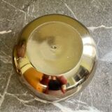 Vintage golden metal apple box