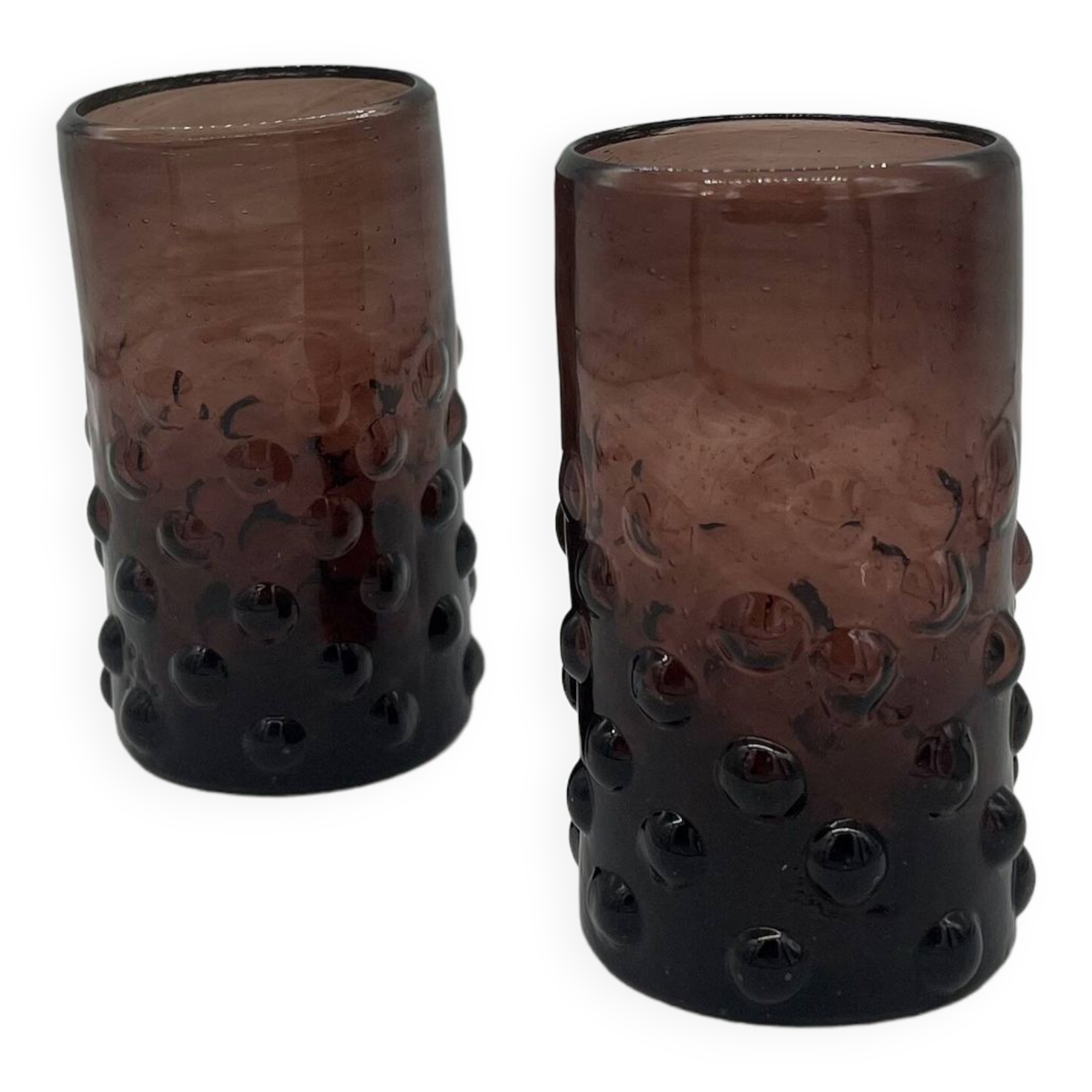 Burgundy glass - Tunisian crafts