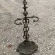 Umbrella door holder enamelled cast iron nineteenth century