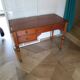Small minister's desk - 3 drawers - cherry wood - Louis Philippe style