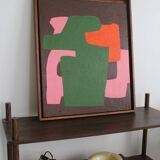 Minimalist colorful abstract "brick 2" by Bodasca