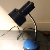 70's petrol blue veb narva desk lamp