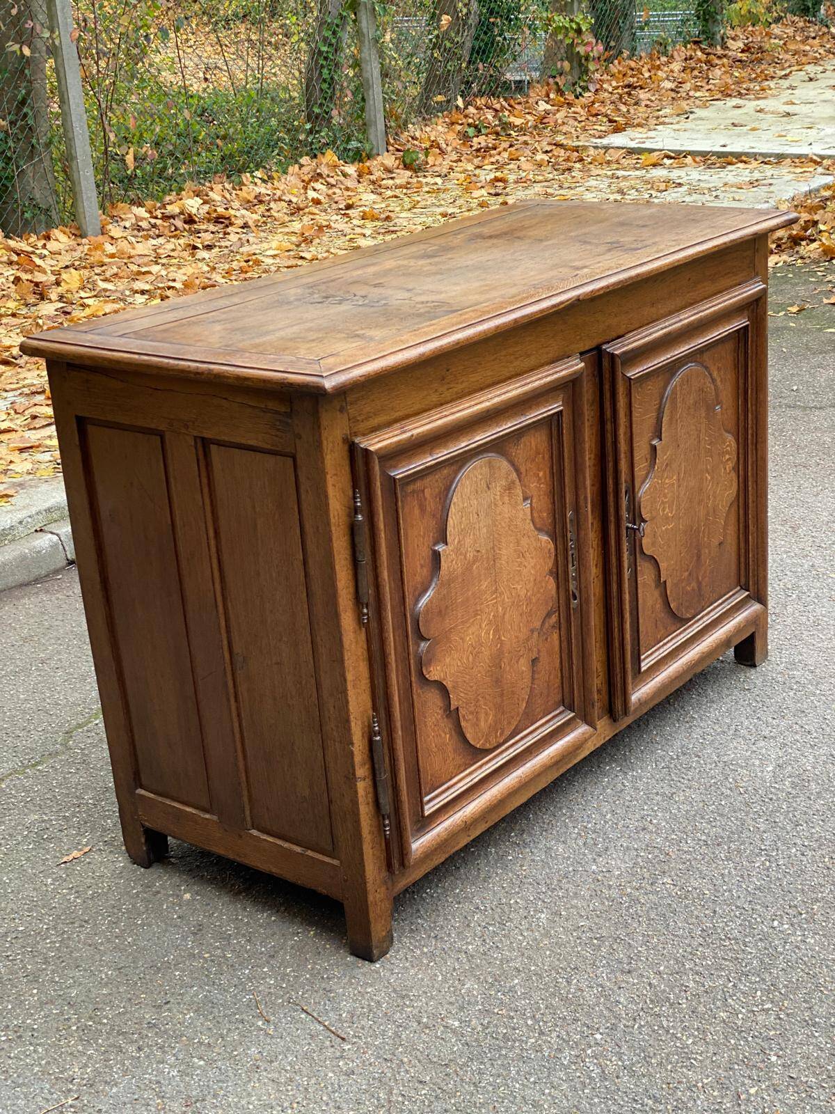 18th Century Solid Oak Farmhouse Buffet
