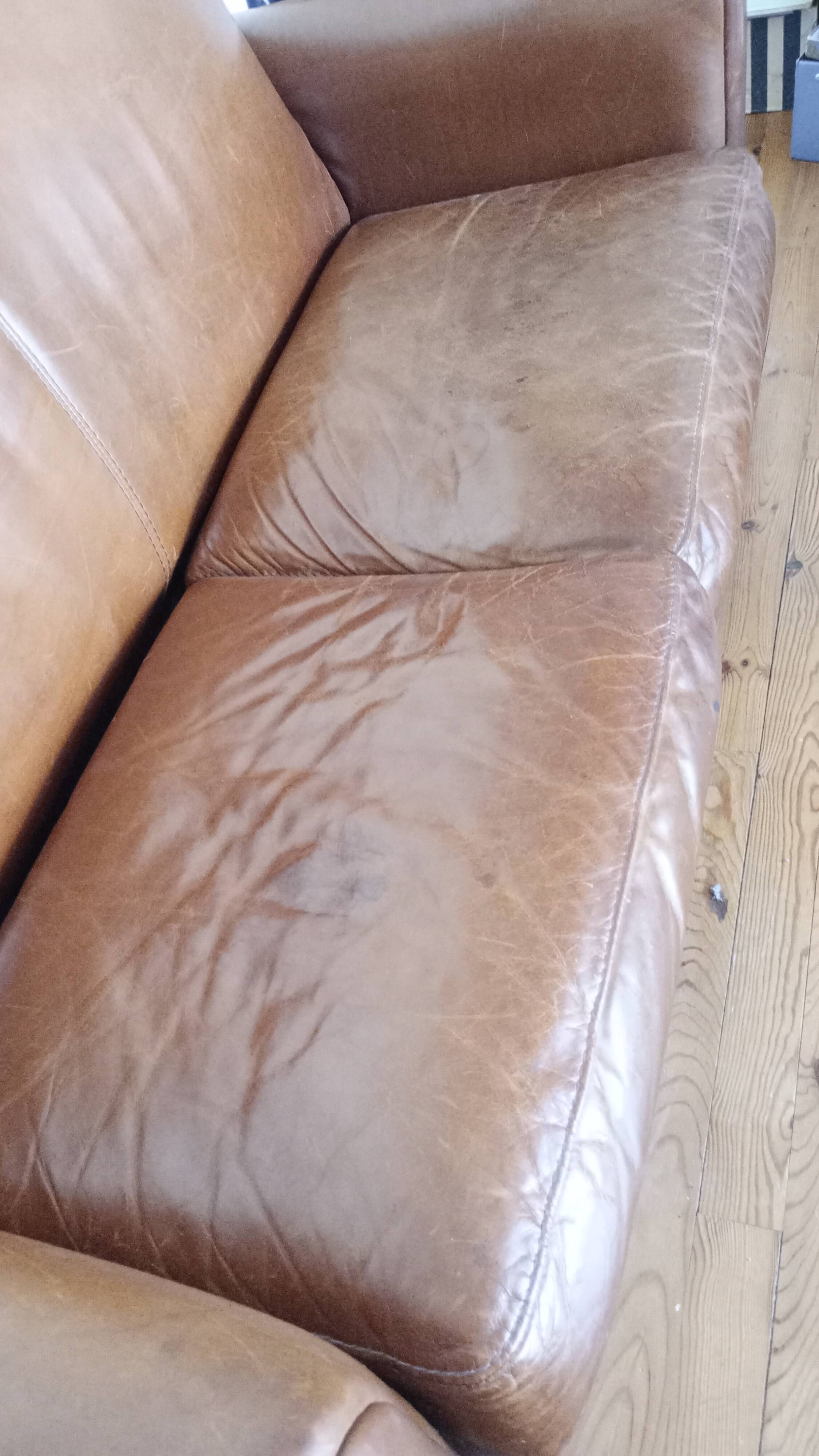 Duvivier leather club sofa