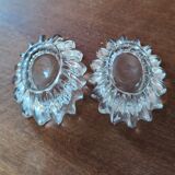Set of 2 crystal salt cellars