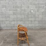 Bout de canapé rotin