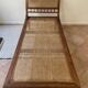 Indonesian daybed, canework and Java teak