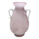 Postmodern pink scavo glass vase