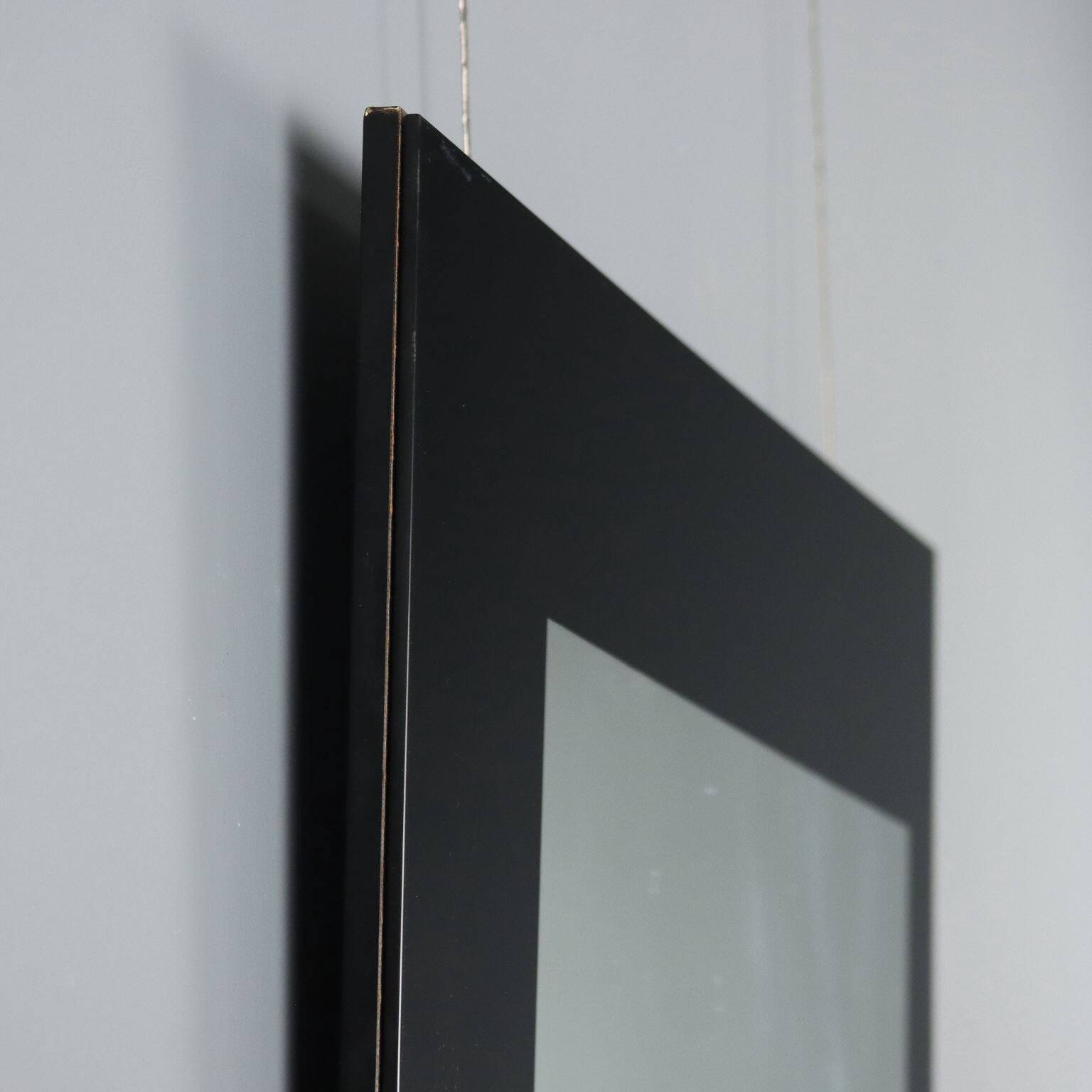 Eugenio Carmi decorative mirror Acerbis screen-printed vintage design 1970s