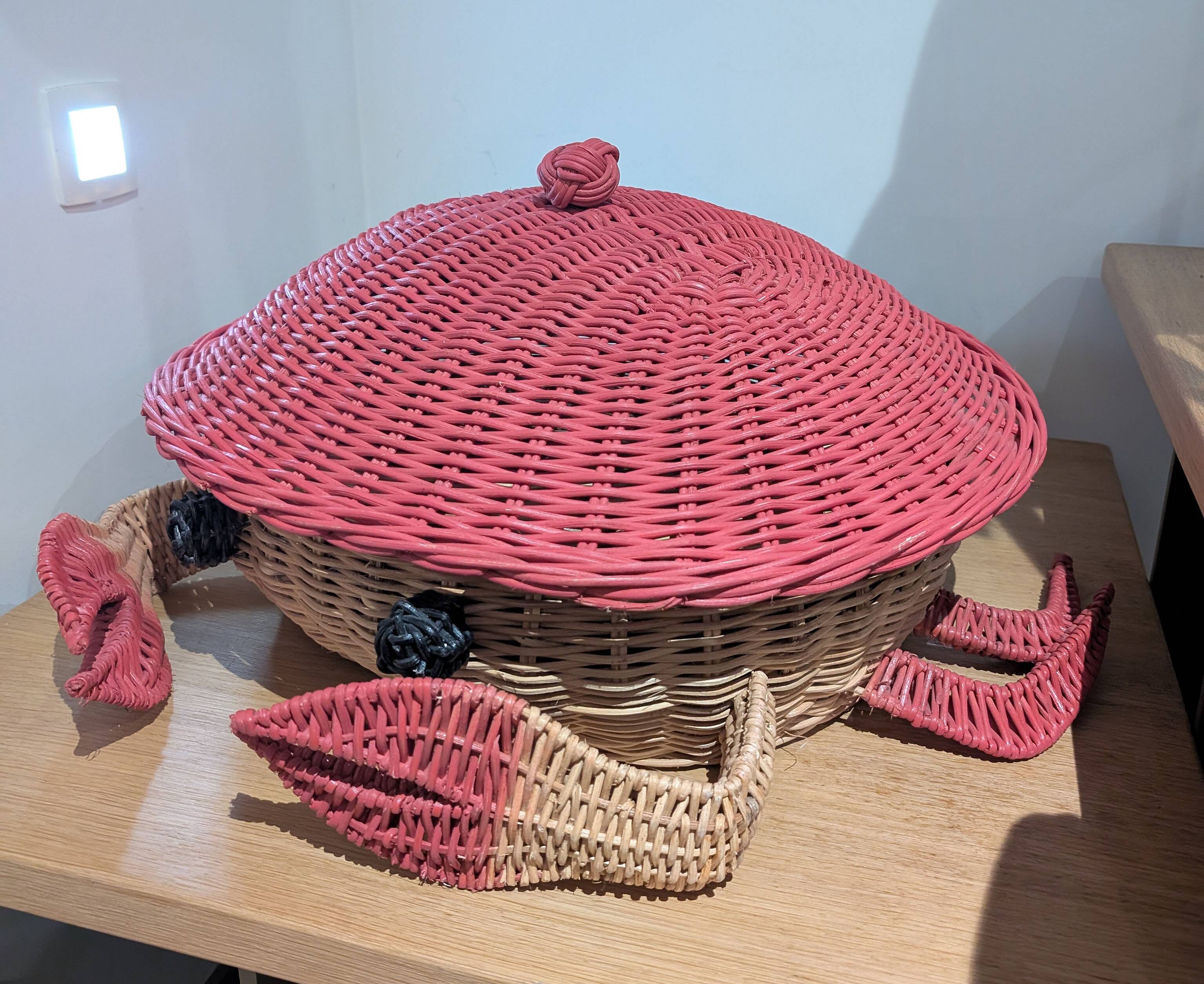 Grand Panier crabe en osier