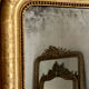 Old mirror louis philippe gilded rare gold leaf carved fireplace  109x152cm