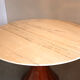 Table à manger ronde en marbre et palissandre
