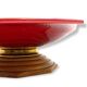 Modern red vide poche / centerpiece, Sevres France 1940s