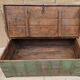 Old coffee table - Burmese teak chest