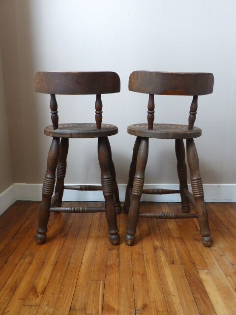 Children's chairs wooden gross 50s