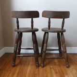 Children's chairs wooden gross 50s