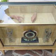 Comptoir vitrine d'horlogerie années 50