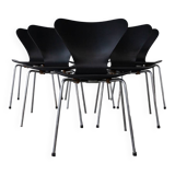 Ensemble de Chaises Serie 7 par Arne Jacobsen pour Fritz Hansen