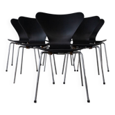 Serie 7 Chair Set by Arne Jacobsen for Fritz Hansen