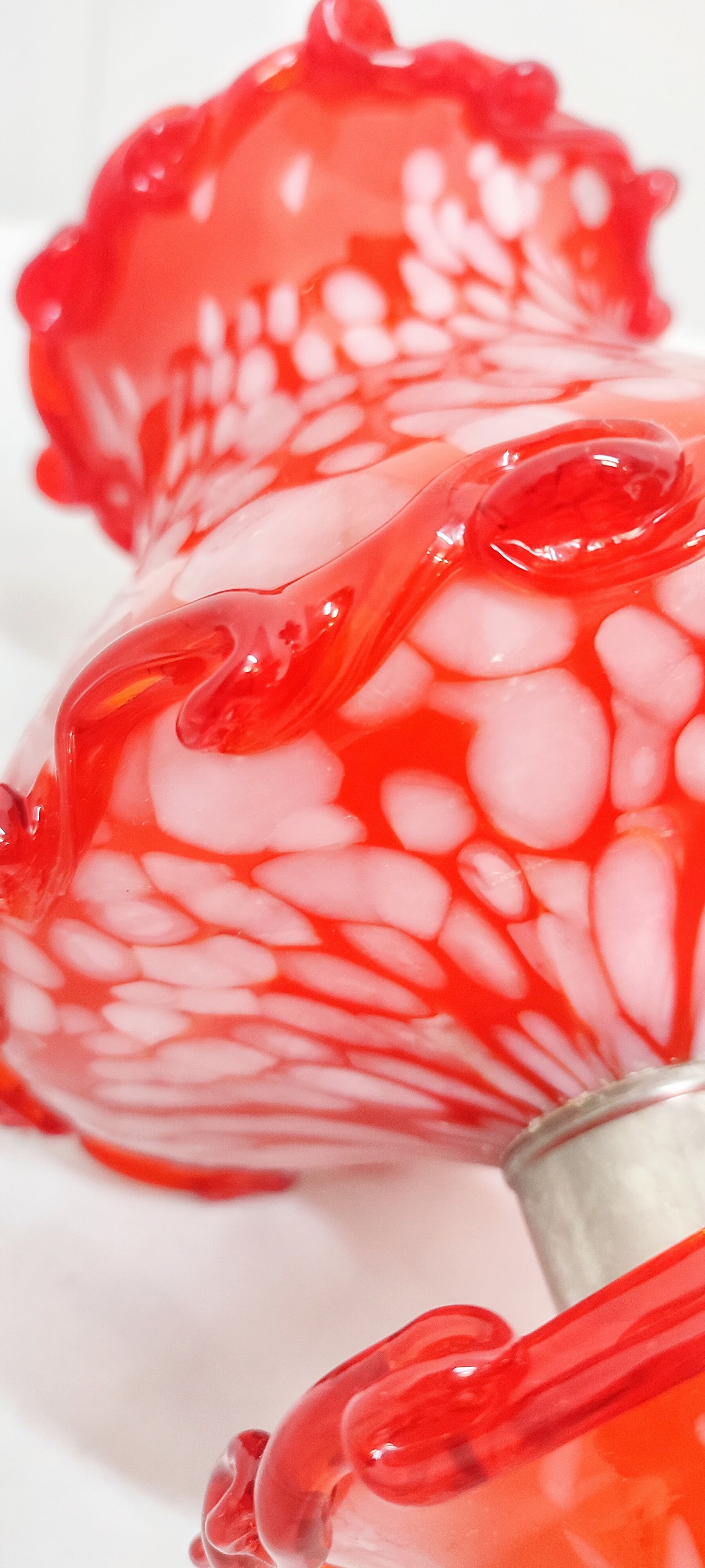 Murano glass table lamp. Italy, 1980