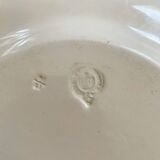 Large antique English earthenware dish from the 19th century