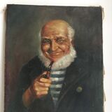 Portrait in oil former captain