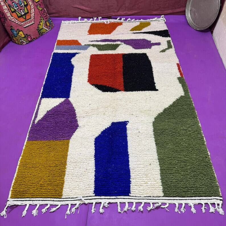 Azilal woven wool rug 250cmx150cm