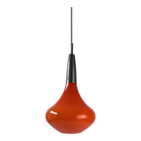 VINTAGE ORANGE DROP LIGHTING SUSPENSION 1970