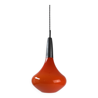 VINTAGE ORANGE DROP LIGHTING SUSPENSION 1970