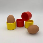4 vintage egg cups, Sitap France, 1970s