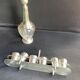 Louis XVI style silver metal liquor service