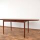 Mid-century Danish teak extendable dining table, 1960s.