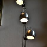 Goffredo Reggiani Lampadaire Eye ball 1970 3 lumières orientables