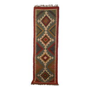 Tapis Kilim runner fait