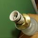 Lamp bases in blown glass, molded, Medici, baluster