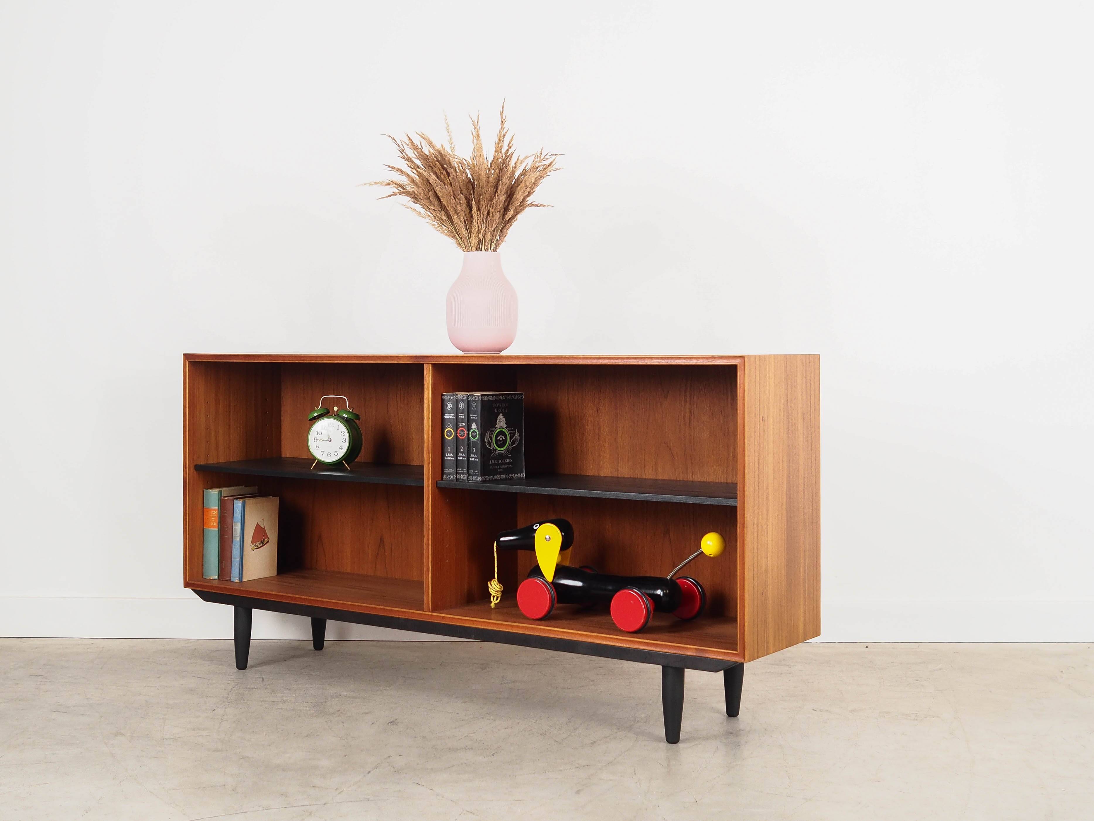 Teak bookcase, Danish design, 1970s, production: Denmark