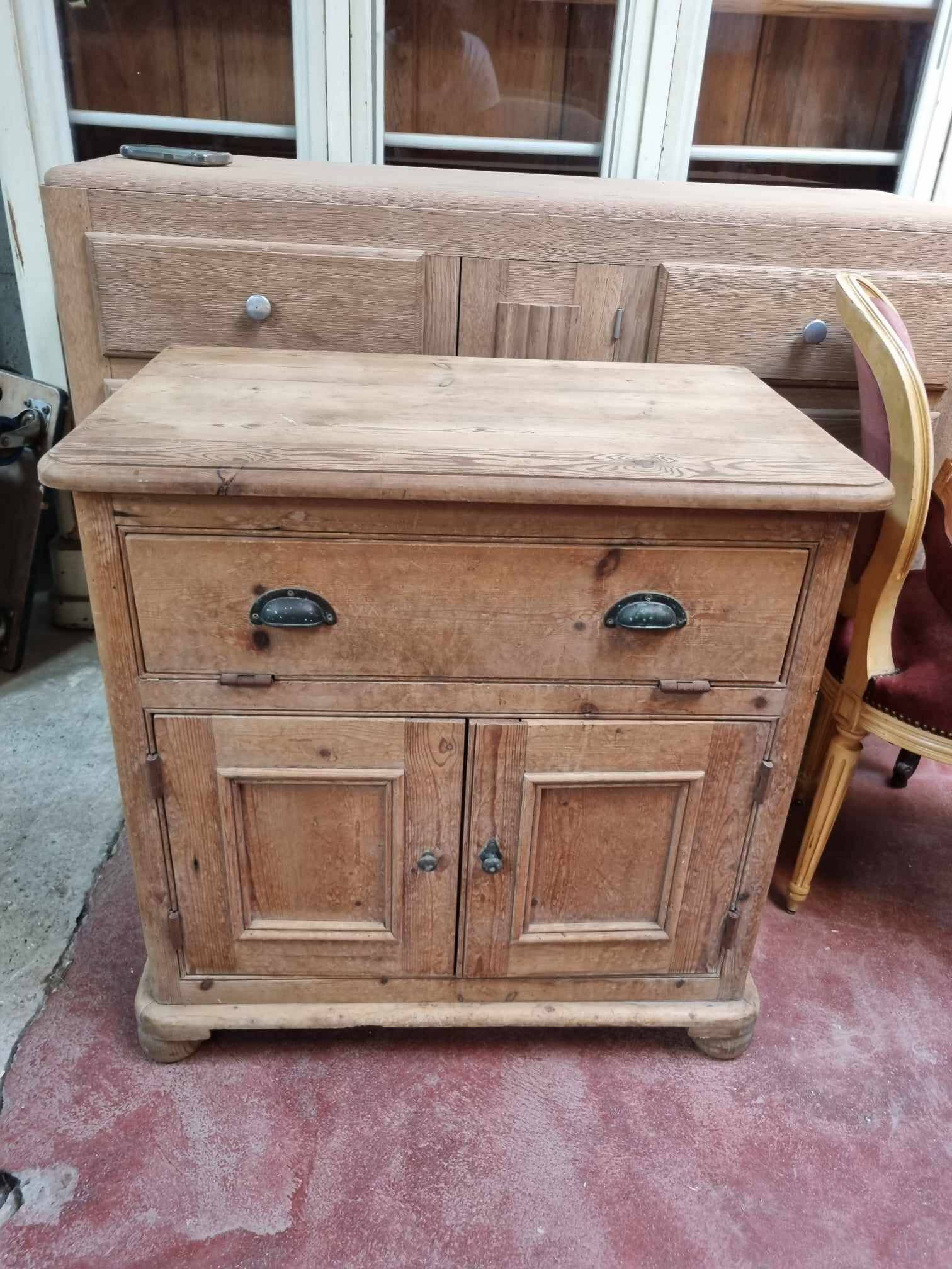 English pine TV cabinet