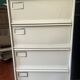 Vintage Industrial Style Metal Cabinet with 5 Compartments