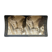 Photographie ancienne stereo, stereograph, luxe albumine 1903 gorge d'Infurnilllo, Pérou