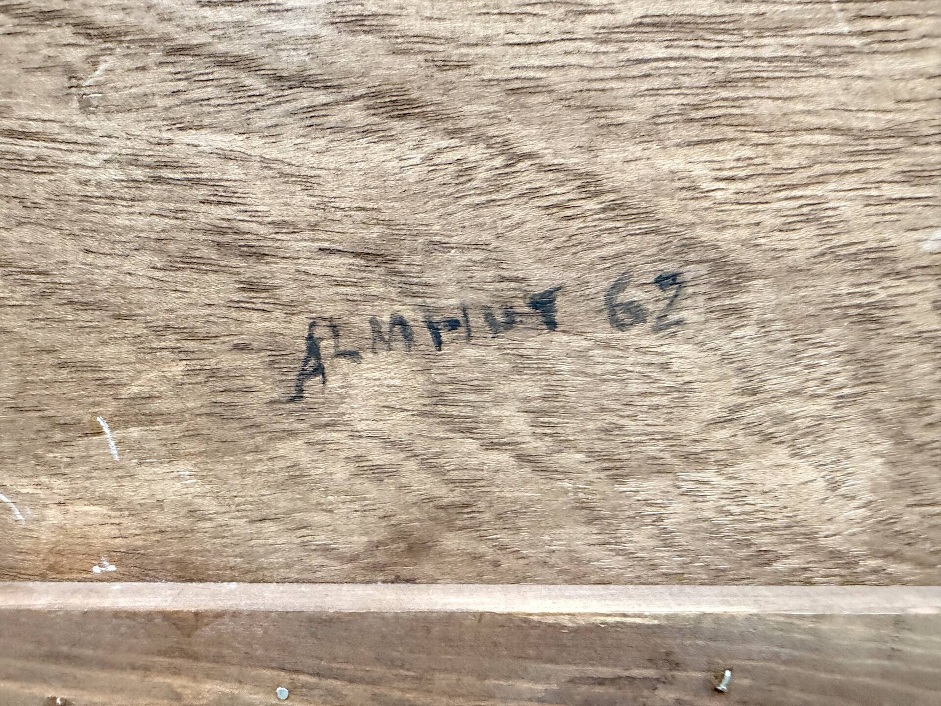 Large Swedish Tableau Signed Lars Norman (1962) – Oil on Panel